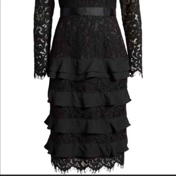 Rachel Parcell Long Sleeve Lace Dress Black - Picture 6 of 8